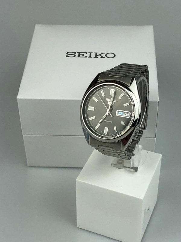 Seiko 5 Automatic Stainless Steel Black Dial Men’s Watch SNXS79K - Image 13