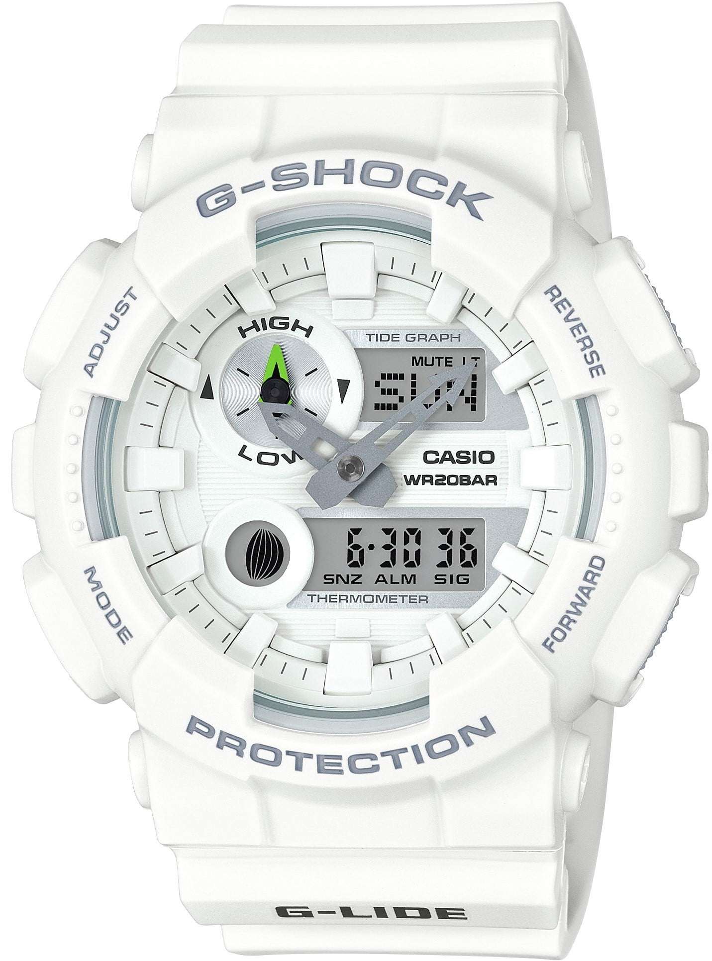 Casio G-Shock White Men's Alarm Chronograph GAX-100A-7AER - WatchNation