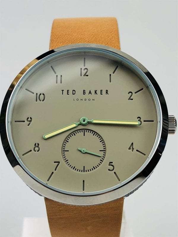 Ted Baker Josh Grey Dial Brown Leather Men's Watch TE50011008