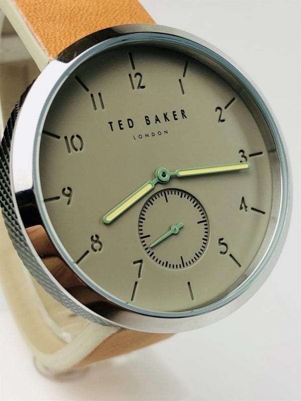 Ted Baker Josh Grey Dial Brown Leather Men's Watch TE50011008