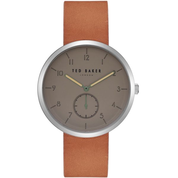 Ted Baker Josh Grey Dial Brown Leather Men's Watch TE50011008