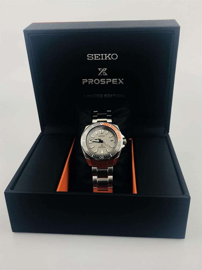 Seiko Prospex Samurai Dawn Grey Limited Edition Mens Watch Srpd03k1