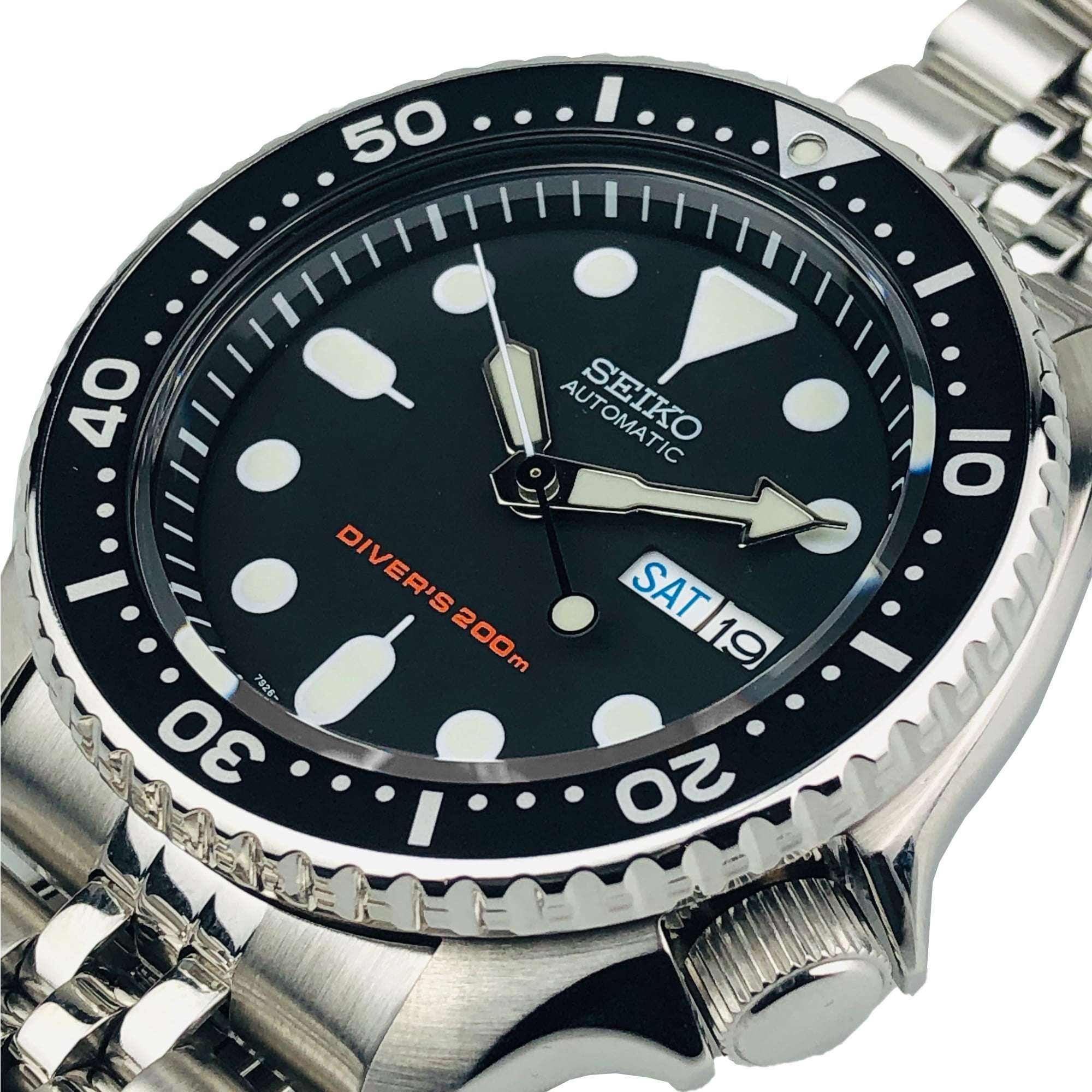 Seiko Divers 200m Automatic Black Dial Stainless Steel