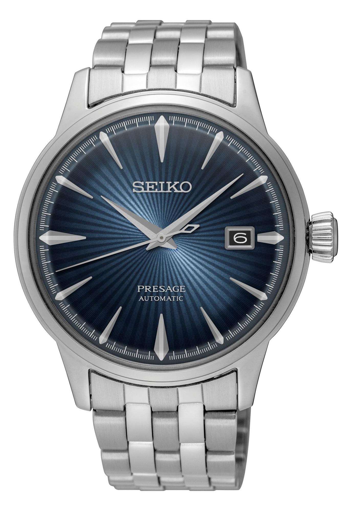 Seiko Presage Cocktail Time Blue Moon Men's Watch SRPB41J1