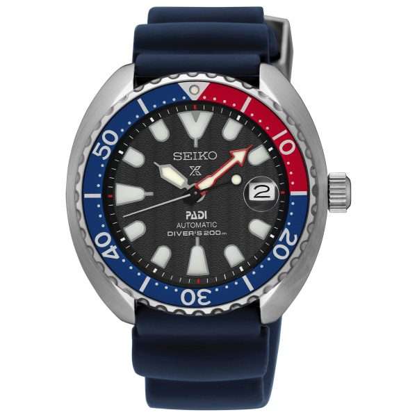 Seiko Prospex Sea PADI Automatic 'Pepsi Bezel' Mini Turtle Divers Mens Watch SRPC41K1 42mm