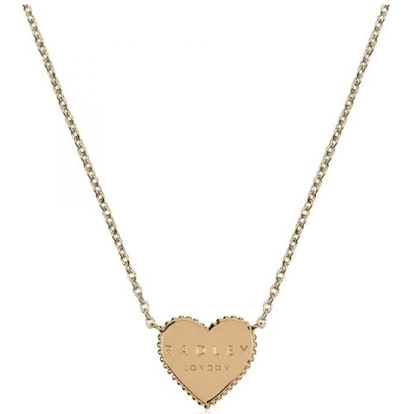 Radley Jewellery Sterling Silver Gold Plated Heart Necklace RYJ2132