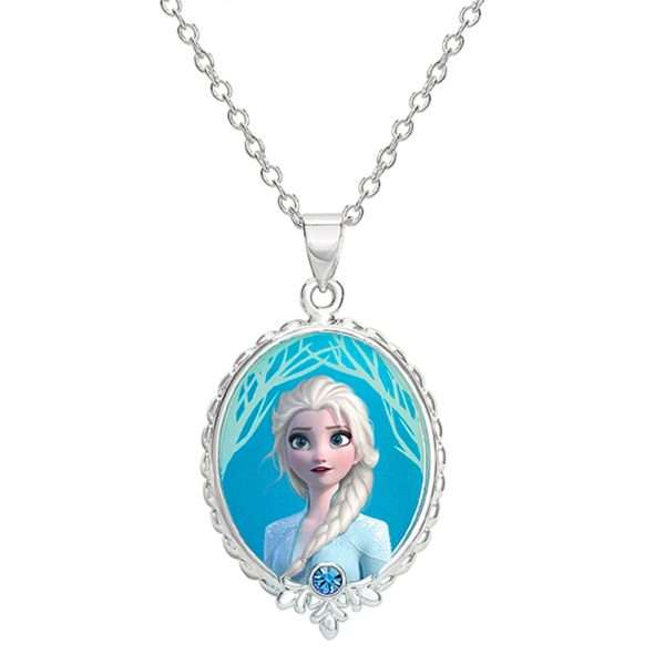 Disney Frozen 2 Elsa Fine Silver Plated Pendant Necklace NF00404SRJL-B