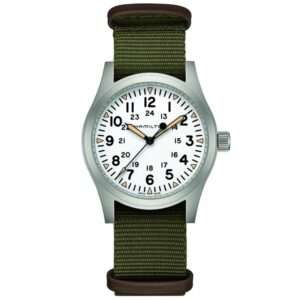 Hamilton Khaki Field 1960s Re-Creation Mechanical Black Dial Green