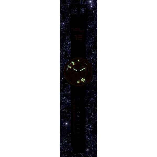 Swatch Big Bold Oops! Transparent Dial Black Silicone Strap Unisex Watch SB01B127 - Image 7