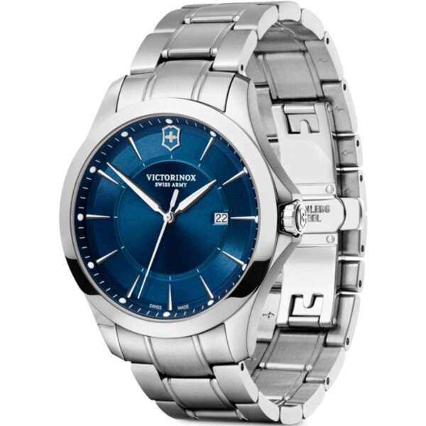 Victorinox Alliance Quartz Blue Dial Silver Stainless Steel Bracelet Men's Watch 241910 - Image 2