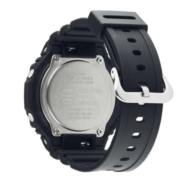 Casio G-Shock Octagon Series ‘CasiOak’ Quartz Grey Dial Grey Silicone Strap Mens Watch GA-2100-1A2ER - Image 3