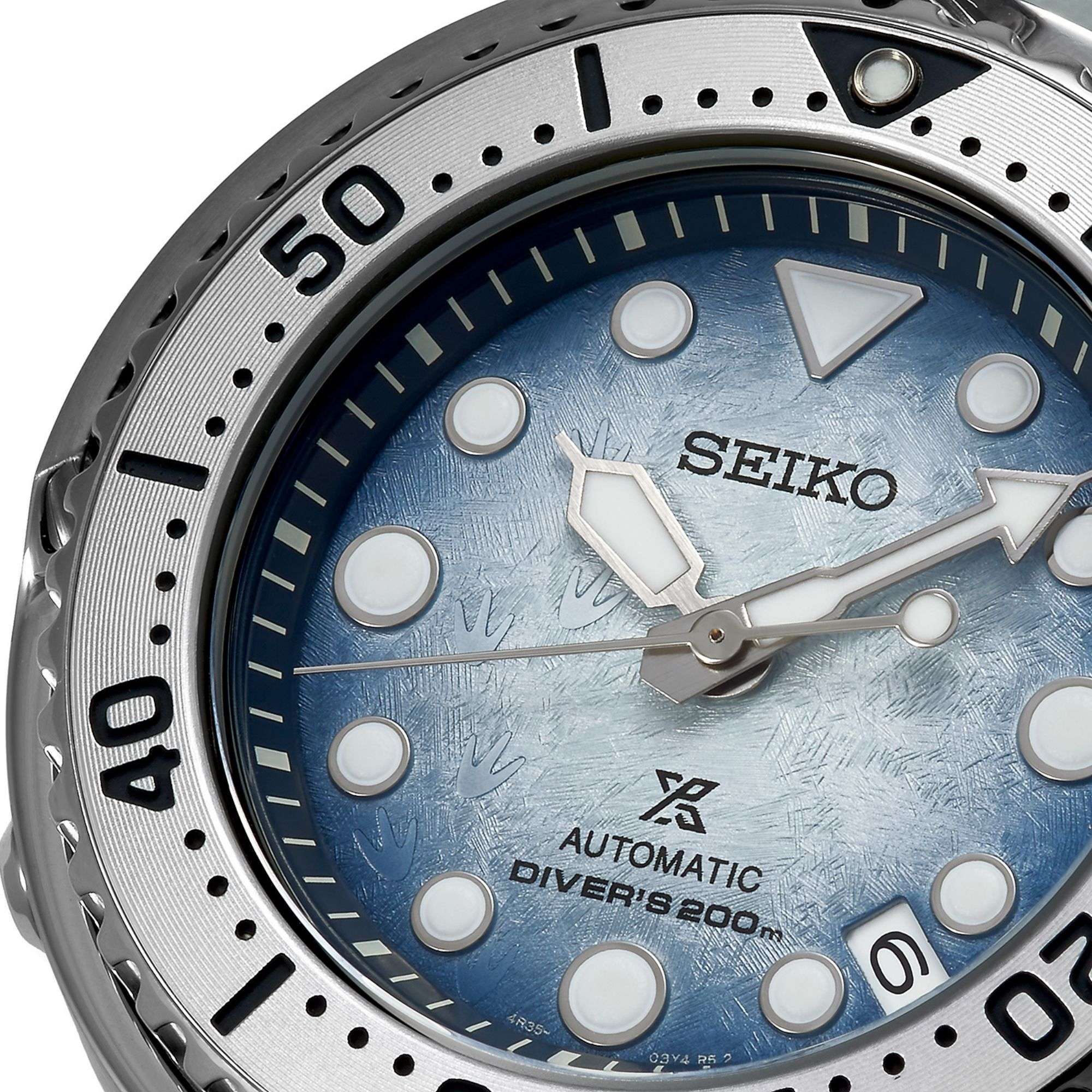 Seiko Prospex Antarctica SRPG59K1 “Save the Ocean” Blue Dial Men's