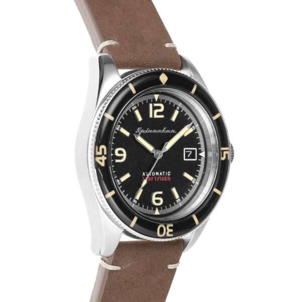 Spinnaker Fleuss Lumber Black Brown Leather Strap Mens Watch SP-5055-01 - Image 2