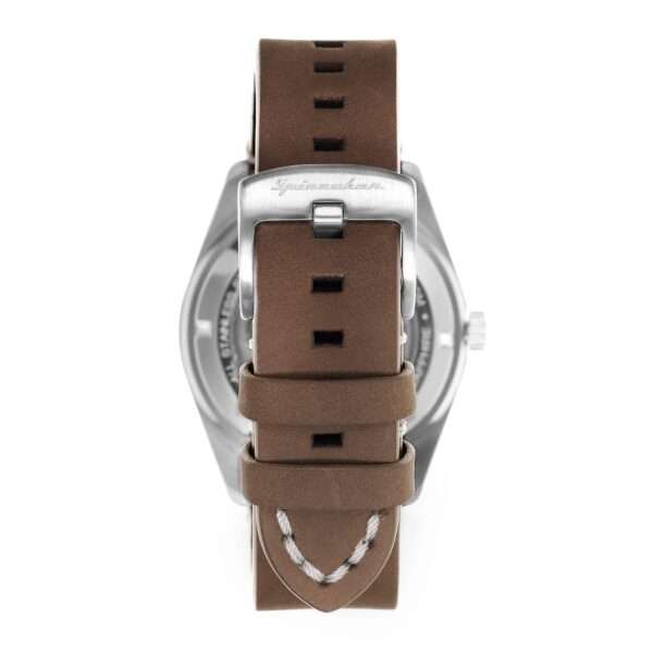 Spinnaker Fleuss Lumber Black Brown Leather Strap Mens Watch SP-5055-01 - Image 4