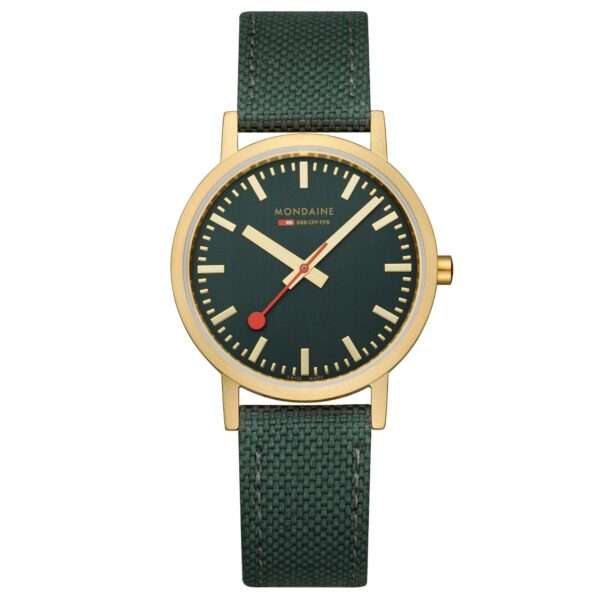 Mondaine Classic Forest Green Dial Unisex Watch A660.30314.60SBS