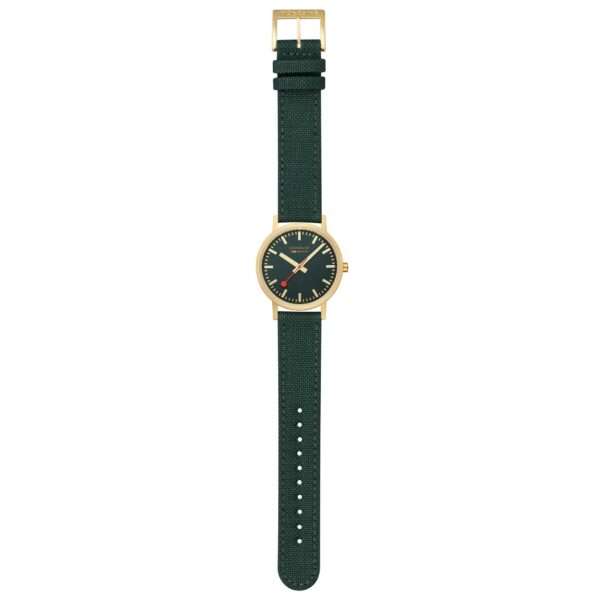 Mondaine Classic Forest Green Dial Unisex Watch A660.30314.60SBS - Image 5