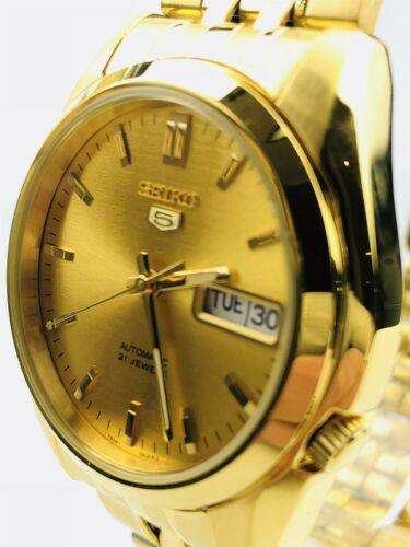 Seiko 5 Automatic Gold PVD Stainless Steel Men's Watch