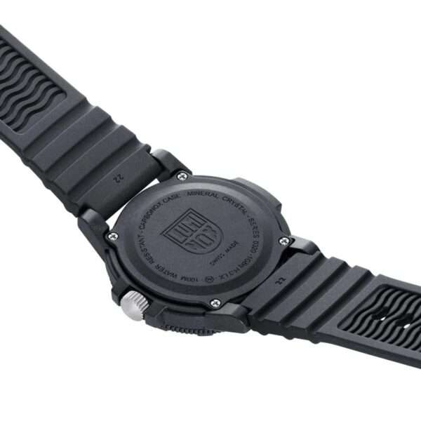 Luminox Leatherback Sea Turtle 0320 Series Black Dial Black PU Strap Watch XS.0324 - Image 4