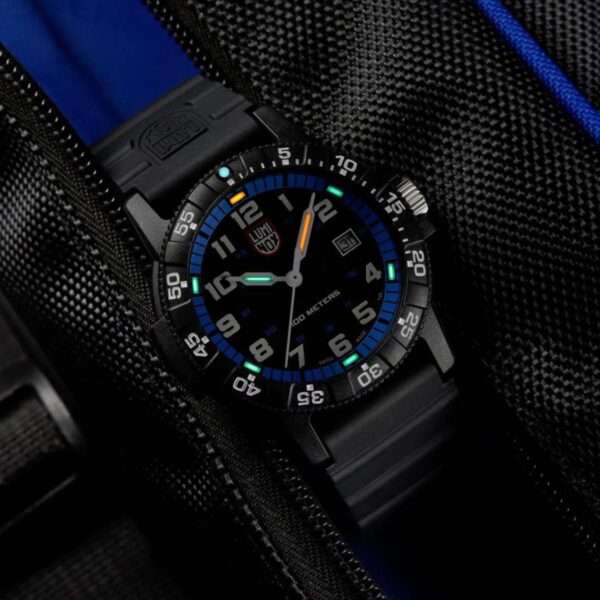 Luminox Leatherback Sea Turtle 0320 Series Black Dial Black PU Strap Watch XS.0324 - Image 6