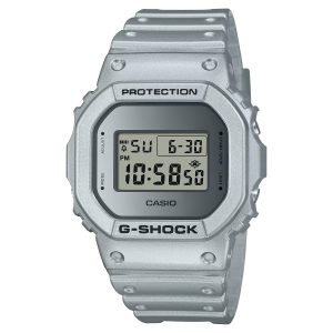 Casio G-Shock Metallic Silver Digital Mens Watch DW-5600FF-8ER