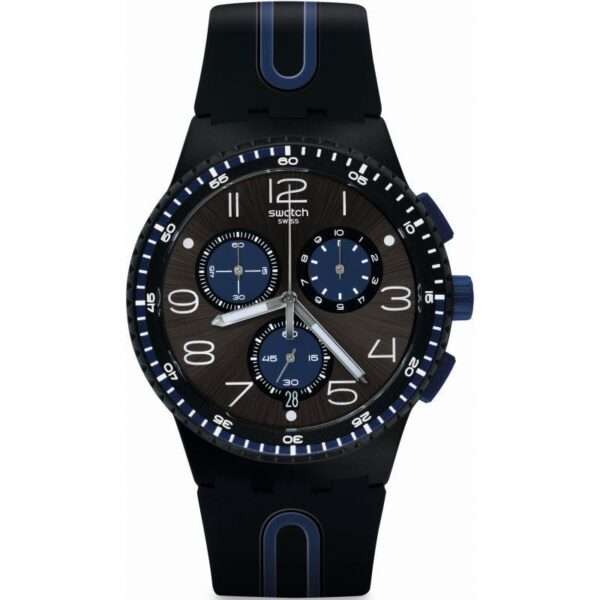 Swatch KAICCO Black Dial Men's Watch SUSB406