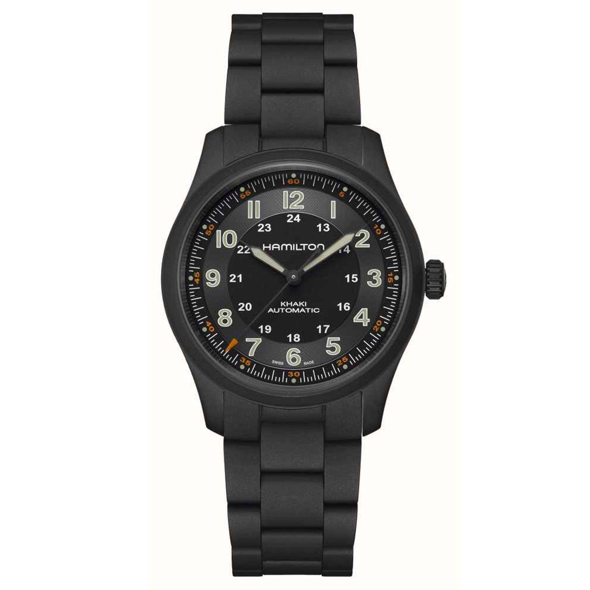 Hamilton khaki shop black automatic