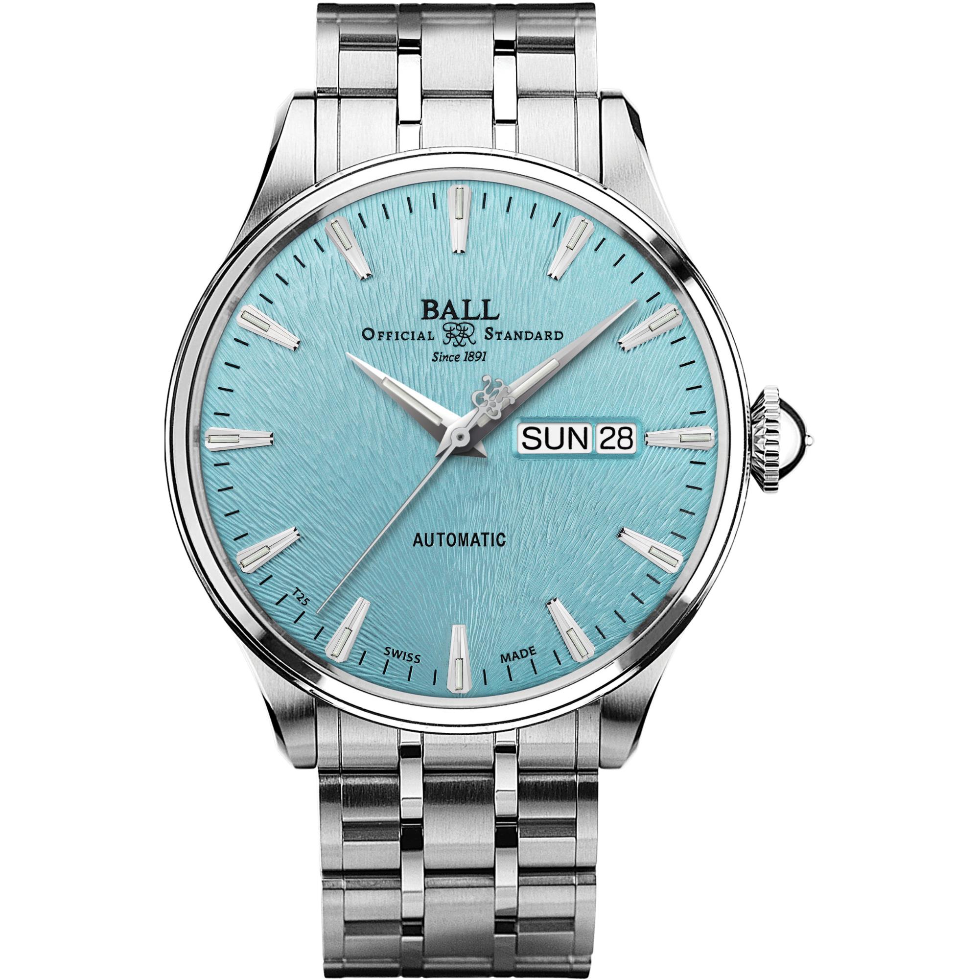 Ball Trainmaster Eternity Automatic Blue Dial Stainless Steel