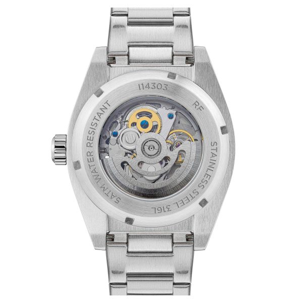 Ingersoll The Vert Automatic Silver Skeleton Dial Stainless Steel Bracelet Men's Watch I14303 - Image 5