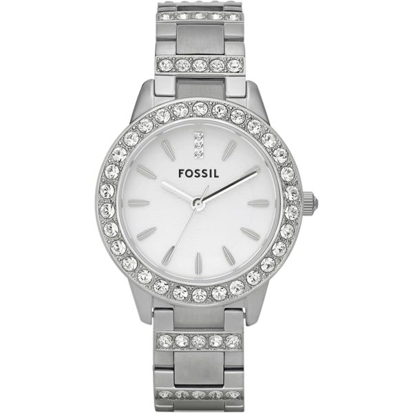 Fossil Jesse Silver Dial Stainless Steel Bracelet Ladies Watch ES2362