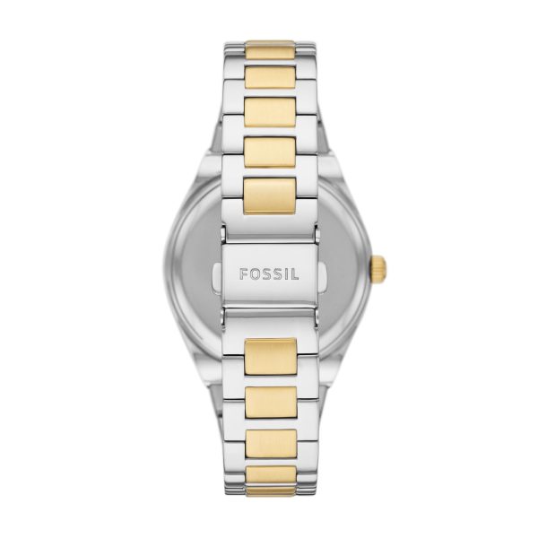 Fossil Scarlette Date Two-Tone Stainless Steel Silver Dial Women's Watch ES5259 - Image 2