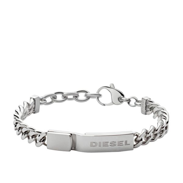 Diesel Stacked Stainless-Steel Bracelet Men’s DX0966040