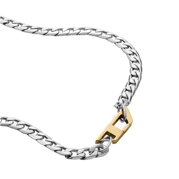 Diesel Stainless Steel Chain Necklace DX1343040