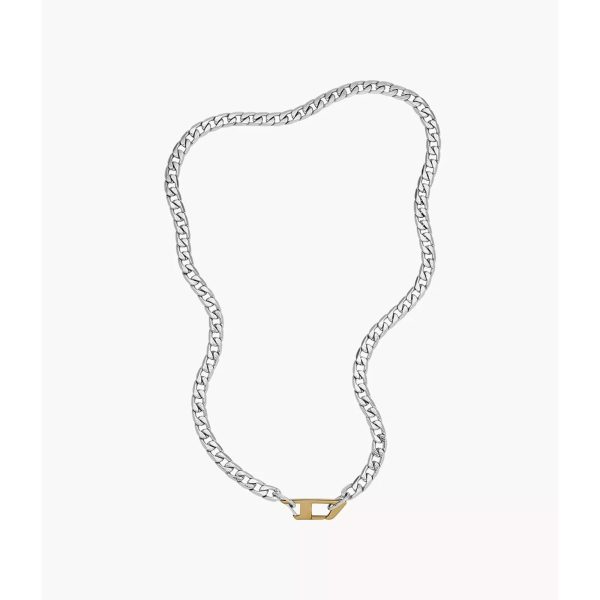 Diesel Stainless Steel Chain Necklace DX1343040 - Image 2