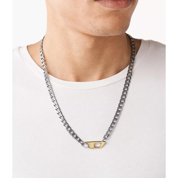 Diesel Stainless Steel Chain Necklace DX1343040 - Image 3