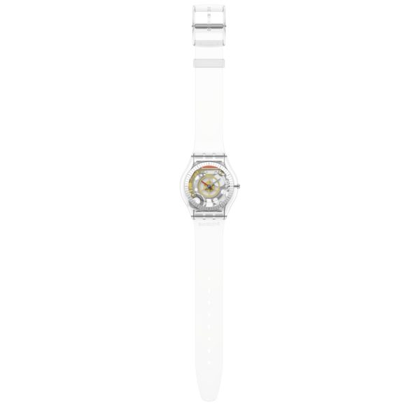 Quartz Clear Dial Clear Strap Unisex Watch SS08K109 - Image 2