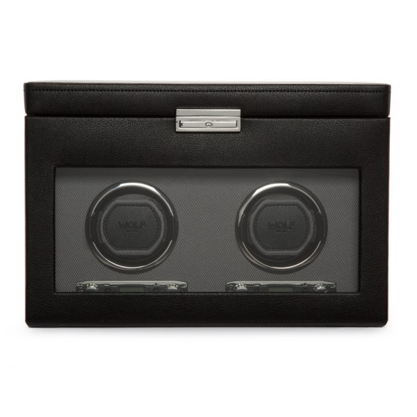 WOLF Double Watch Winder With Storage 456202