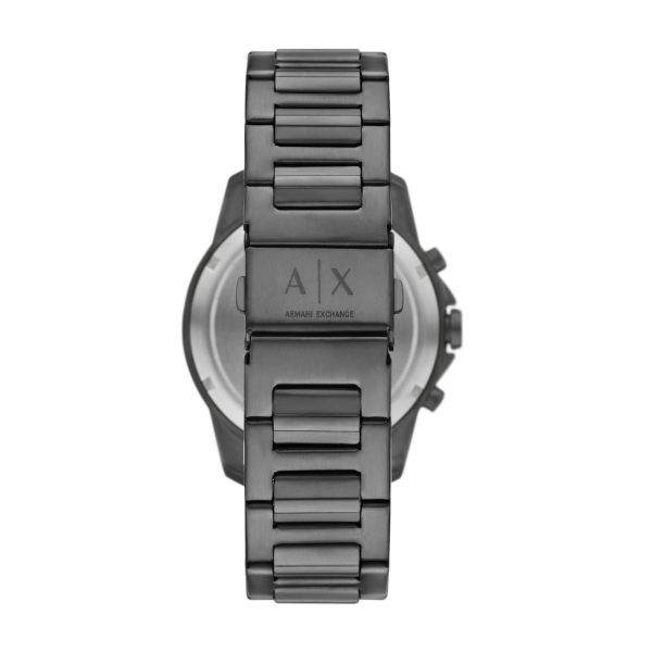 Armani Exchange Chronograph Gunmetal Stainless Steel Black Dial Men’s Watch AX1765 - Image 3