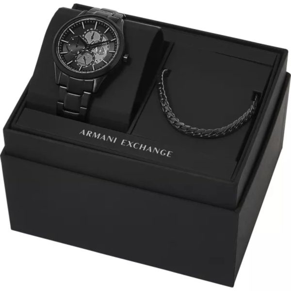 Armani Exchange Chronograph Black Dial Men’s Watch Gift Set AX7160SET - Image 6