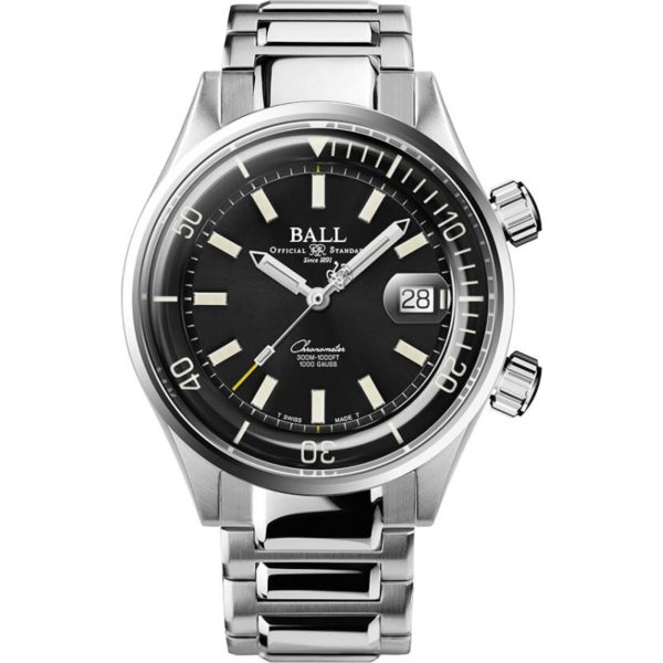 BALL Engineer Master II Diver Chronometer Black Dial Stainless Steel Men’s Watch DM2280A-S1C-BK