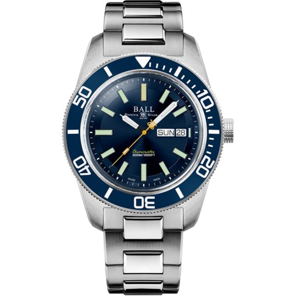 BALL Engineer Master II Skindiver Heritage Blue Dial Stainless Steel Men’s Watch DM3308A-S1C-BE