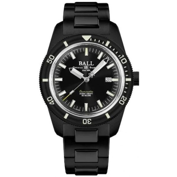 BALL Engineer II Skindiver Heritage Manufacture Chronometer Black Dial Stainless Steel Men’s Watch DD3208B-S2C-BKR