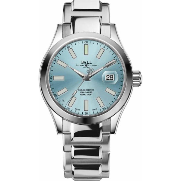 BALL Engineer III Marvelight Chronometer Ice Blue Dial Stainless Steel Men’s Watch NM9026C-S6CJ-IBE