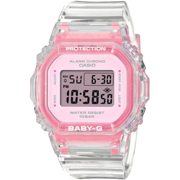 Casio G-Shock Baby-G Summer Jelly Watch White Digital Dial Resin Strap BGD-565SJ-7ER