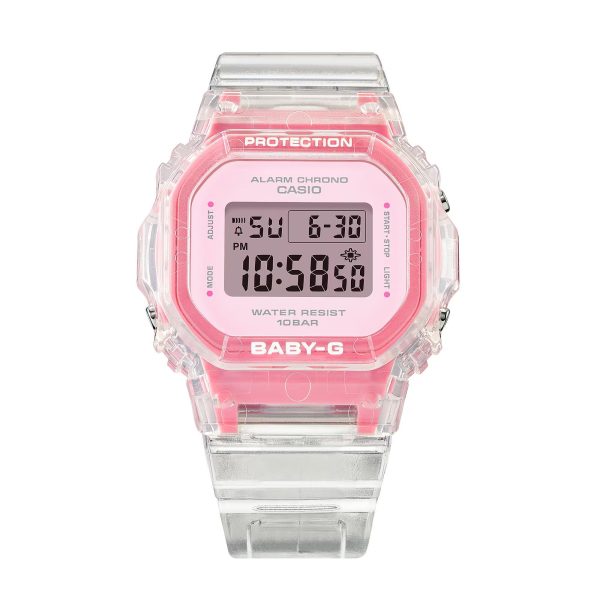 Casio G-Shock Baby-G Summer Jelly Watch White Digital Dial Resin Strap BGD-565SJ-7ER - Image 2