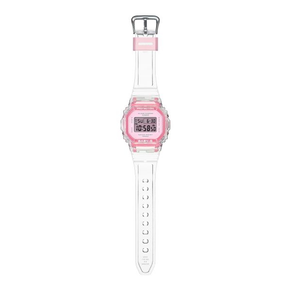 Casio G-Shock Baby-G Summer Jelly Watch White Digital Dial Resin Strap BGD-565SJ-7ER - Image 3