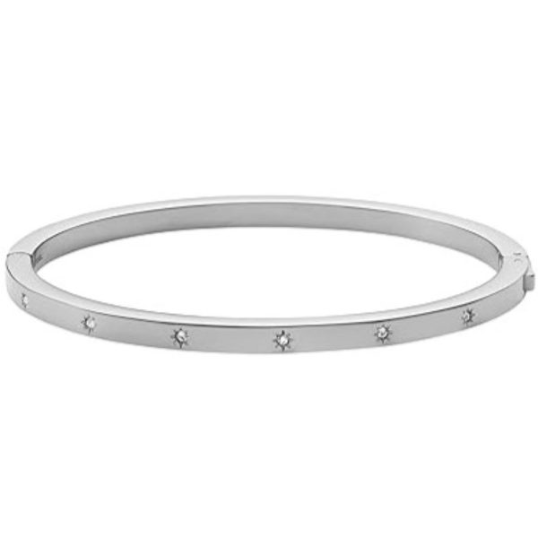 Fossil Sadie Shine Bright Stainless Steel Bangle Women's Bracelet JF04420040