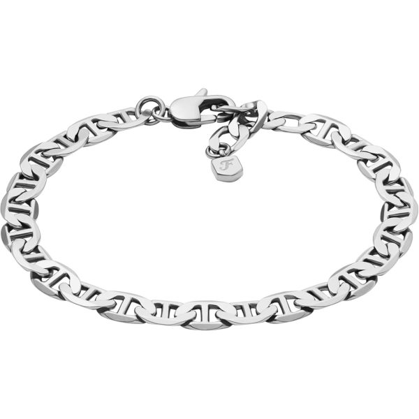 Fossil Unisex Heritage Anchor Chains Stainless Steel Chain Bracelet JA7239040