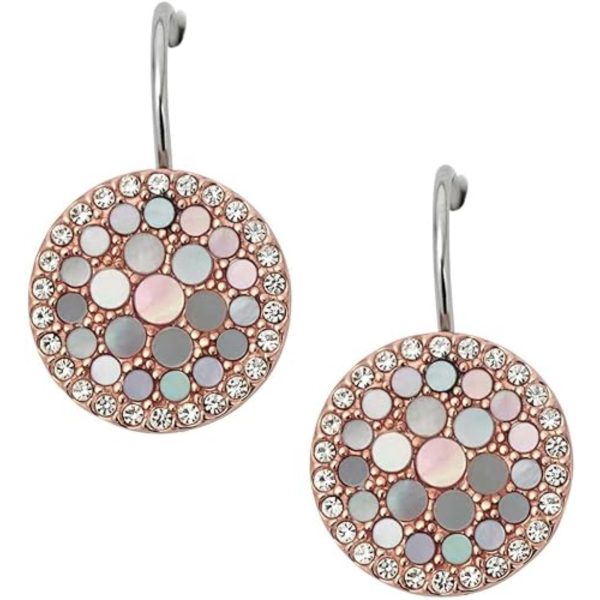 Fossil Disc Drop Women's Earrings JF01737791