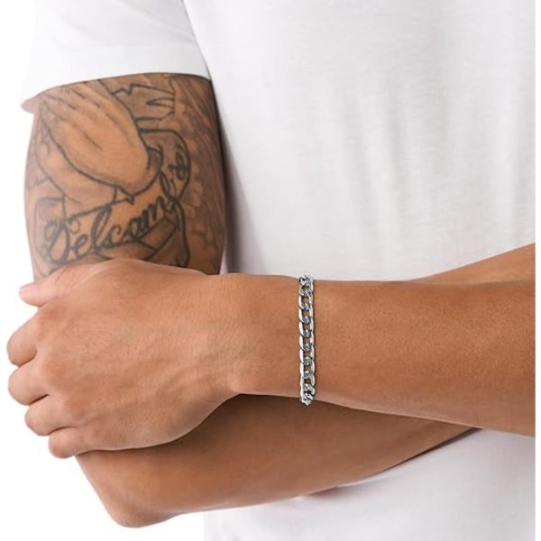 Diesel Stainless Steel Chain Bracelet for Men DX1338040 - Image 2