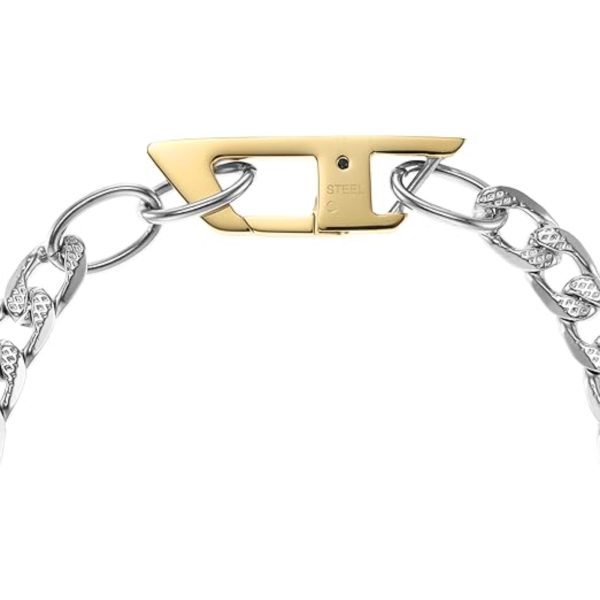 Diesel Stainless Steel Chain Bracelet for Men DX1338040 - Image 3